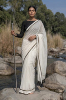 City Monochrome | Mul Cotton | Indidha Saree