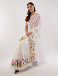 FLORAL FANTASY | Pure Cotton | Indidha Saree