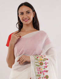 FLORAL FANTASY | Pure Cotton | Indidha Saree
