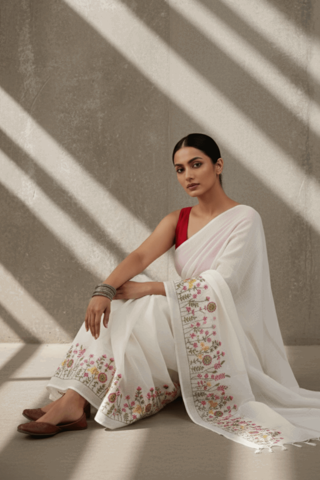 FLORAL FANTASY | Pure Cotton | Indidha Saree