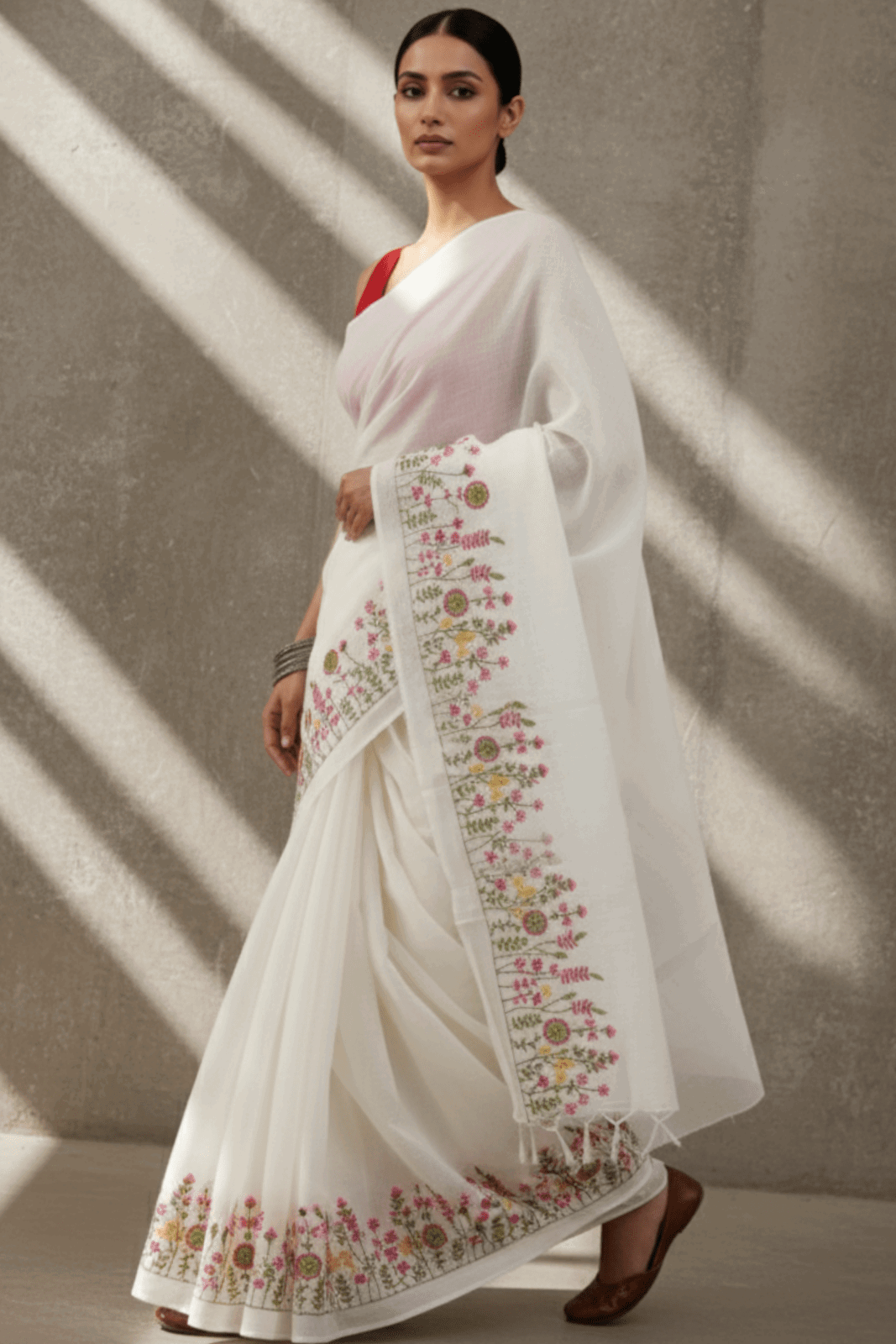 FLORAL FANTASY | Pure Cotton | Indidha Saree