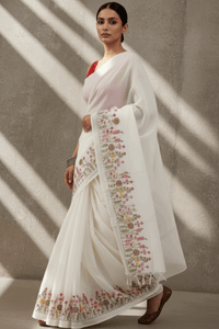 FLORAL FANTASY | Pure Cotton | Indidha Saree