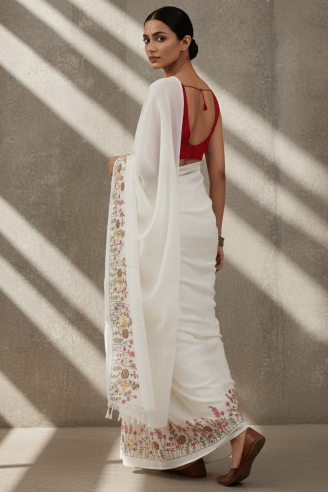 FLORAL FANTASY | Pure Cotton | Indidha Saree
