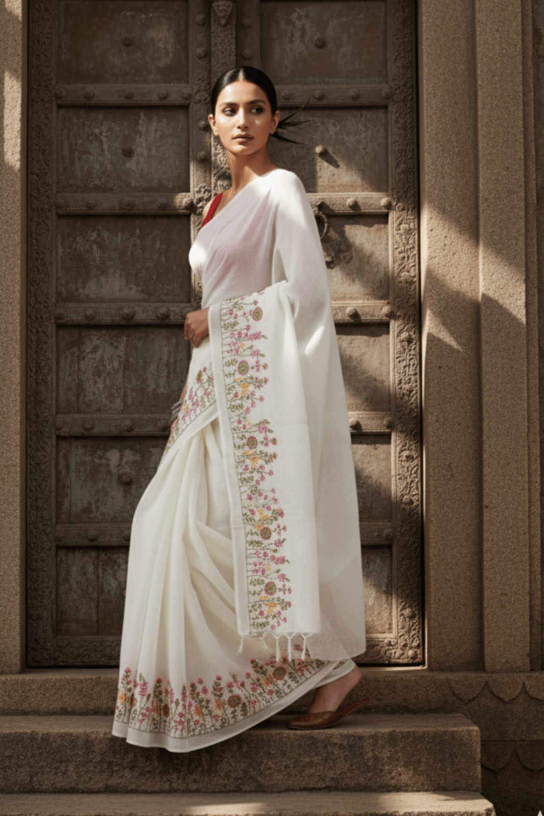 FLORAL FANTASY | Pure Cotton | Indidha Saree