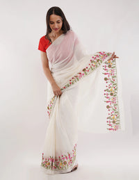 FLORAL FANTASY | Pure Cotton | Indidha Saree