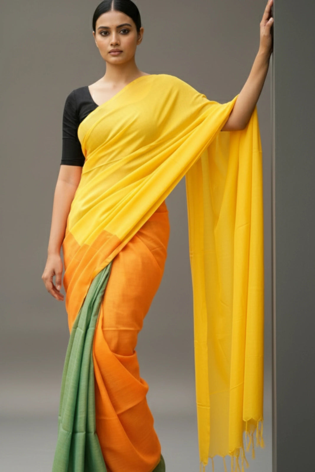 Orange Saree