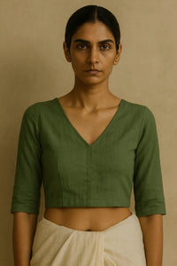 Forest Root | Mul Cotton | Blouse Fabric