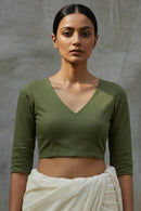 Forest Root | Mul Cotton | Blouse Fabric