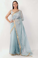 FROSTED MIST | Kota Doria | Indidha Saree