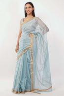 FROSTED MIST | Kota Doria | Indidha Saree