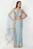 FROSTED MIST | Kota Doria | Indidha Saree