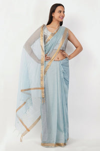 FROSTED MIST | Kota Doria | Indidha Saree