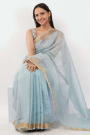 FROSTED MIST | Kota Doria | Indidha Saree