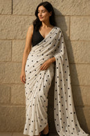 FULL MOON | Mul Cotton | Indidha Saree