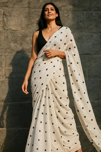 FULL MOON | Mul Cotton | Indidha Saree