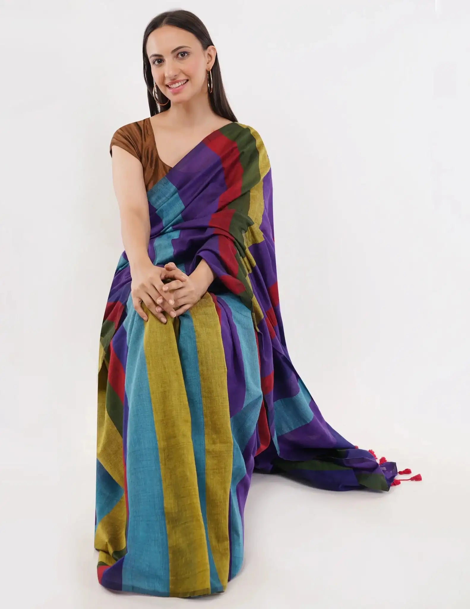 GAJGAMINI | Cotton | Indidha Saree