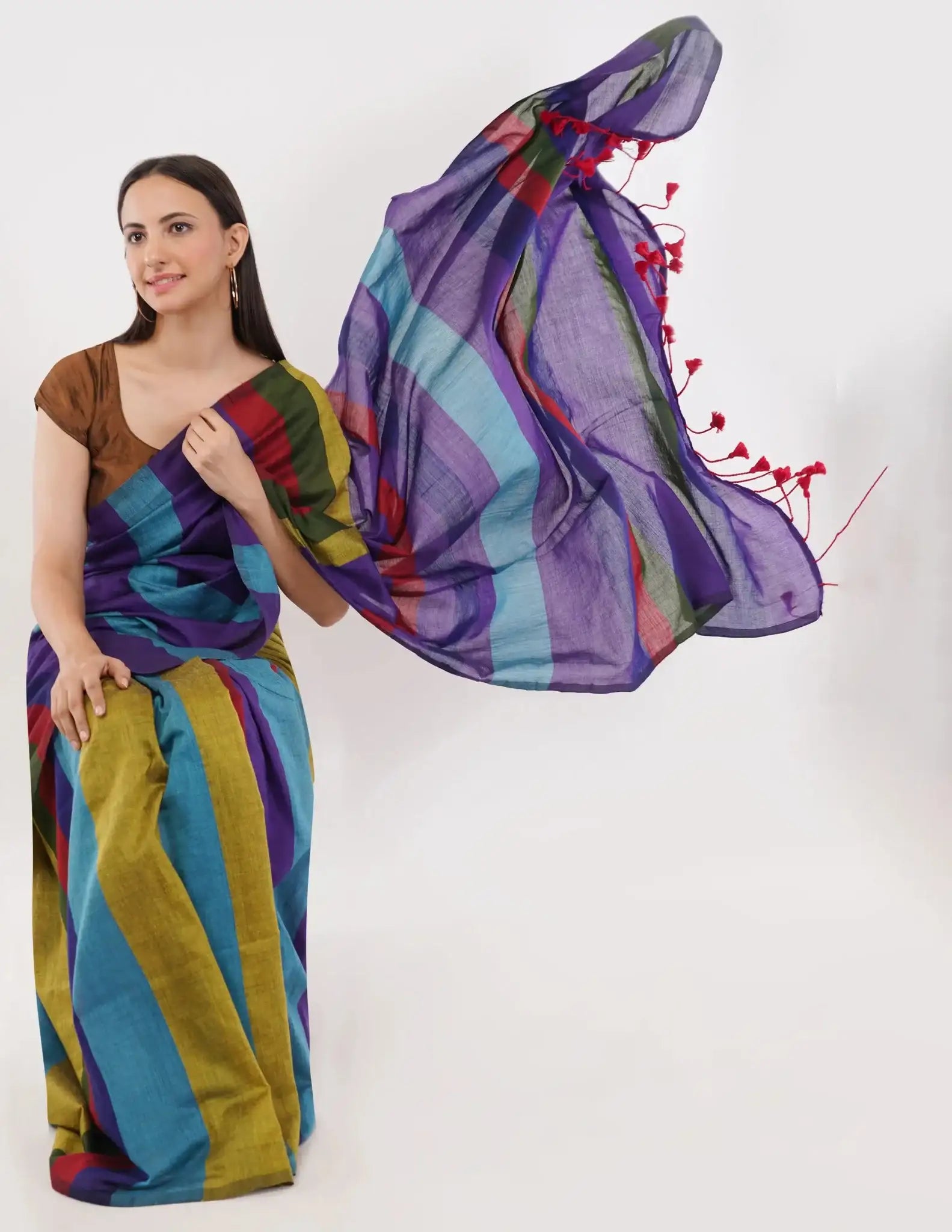 GAJGAMINI | Cotton | Indidha Saree