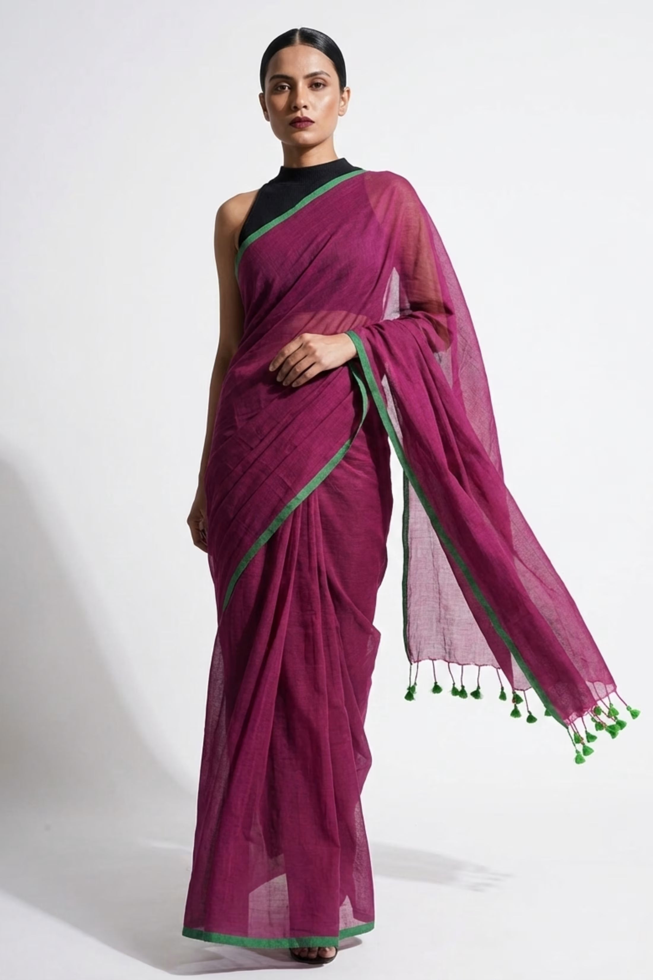 DREAMY DRAPES | Mul Cotton | Indidha Saree