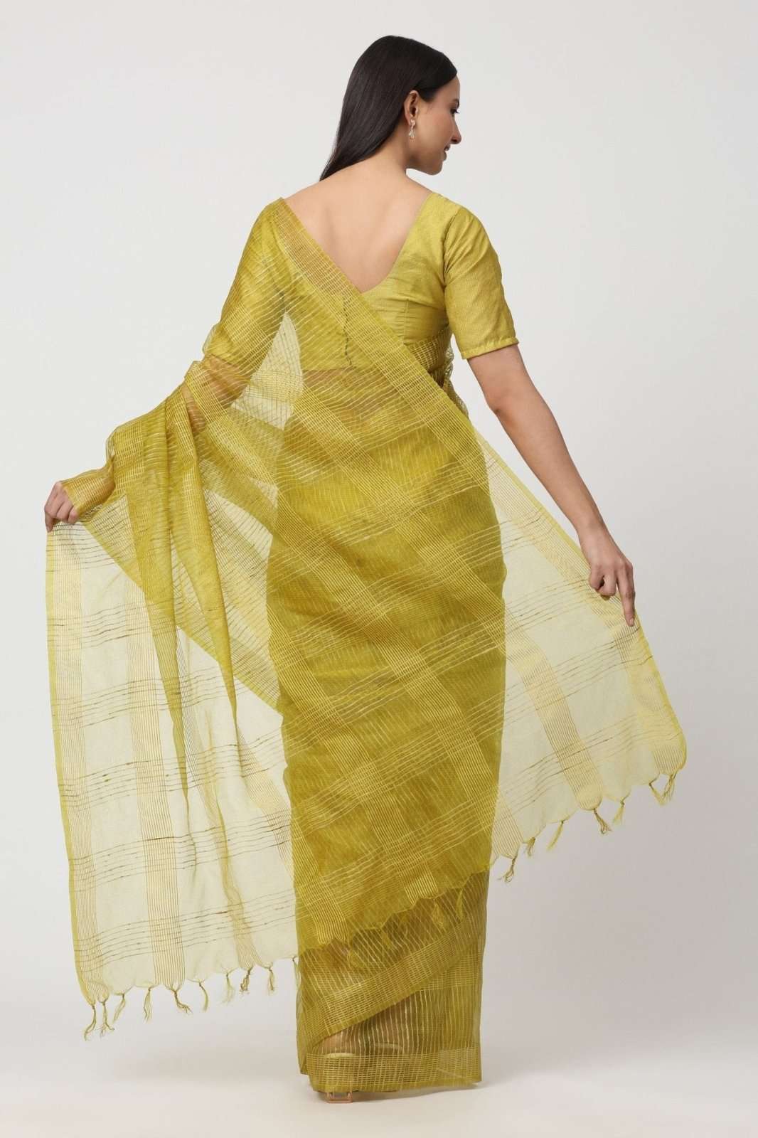 GOLDEN BREEZE | Kota Doria | Indidha Saree
