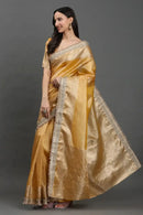 Golden Hour Grace | Tissue | Indidha Saree