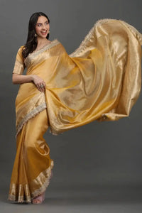 Golden Hour Grace | Tissue | Indidha Saree
