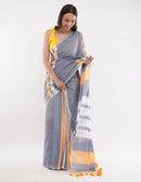 GOSSAMER GOLD | Pure Cotton | Indidha Saree