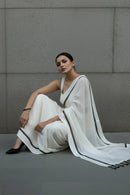 City Monochrome | Mul Cotton | Indidha Saree