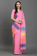 GULABI GULMOHAR | Pure Cotton | Indidha Saree