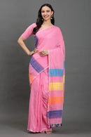 GULABI GULMOHAR | Pure Cotton | Indidha Saree