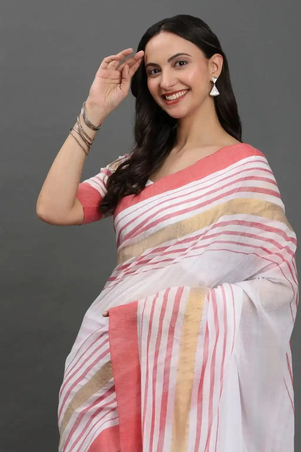 GULABI NOOR | Pure Cotton | Indidha Saree