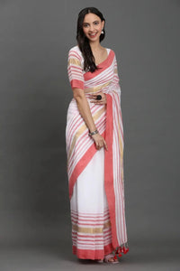 GULABI NOOR | Pure Cotton | Indidha Saree