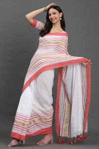 GULABI NOOR | Pure Cotton | Indidha Saree