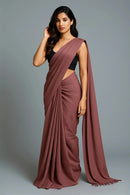 Gulnaar Clay | Mul Cotton | Indidha Saree