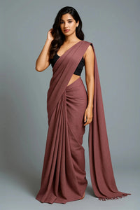Gulnaar Clay | Mul Cotton | Indidha Saree