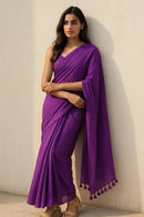 Gulnaar Gaze | Handloom Mul Cotton | Indidha Saree