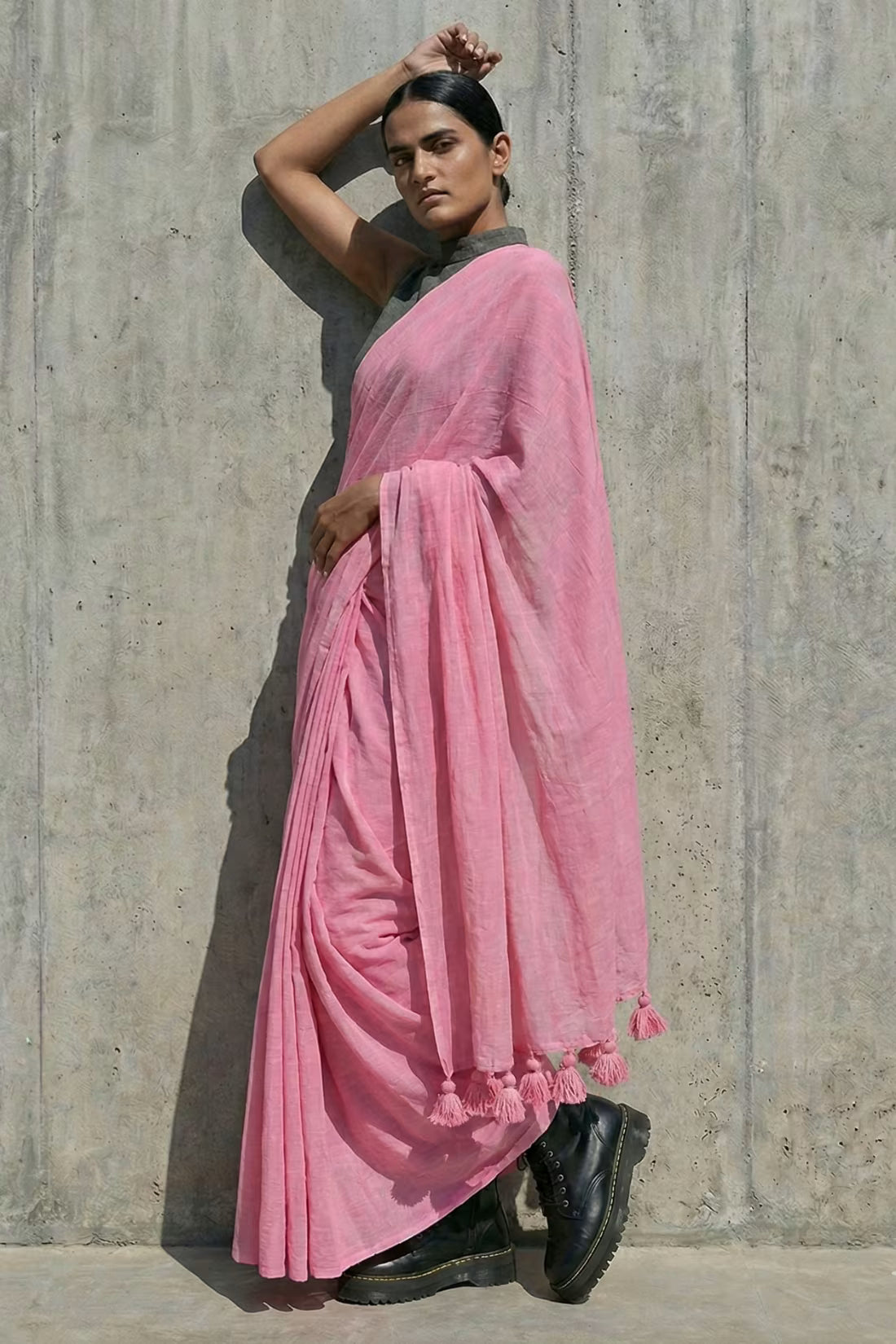 PETAL KISS | Mul Cotton | Indidha Saree
