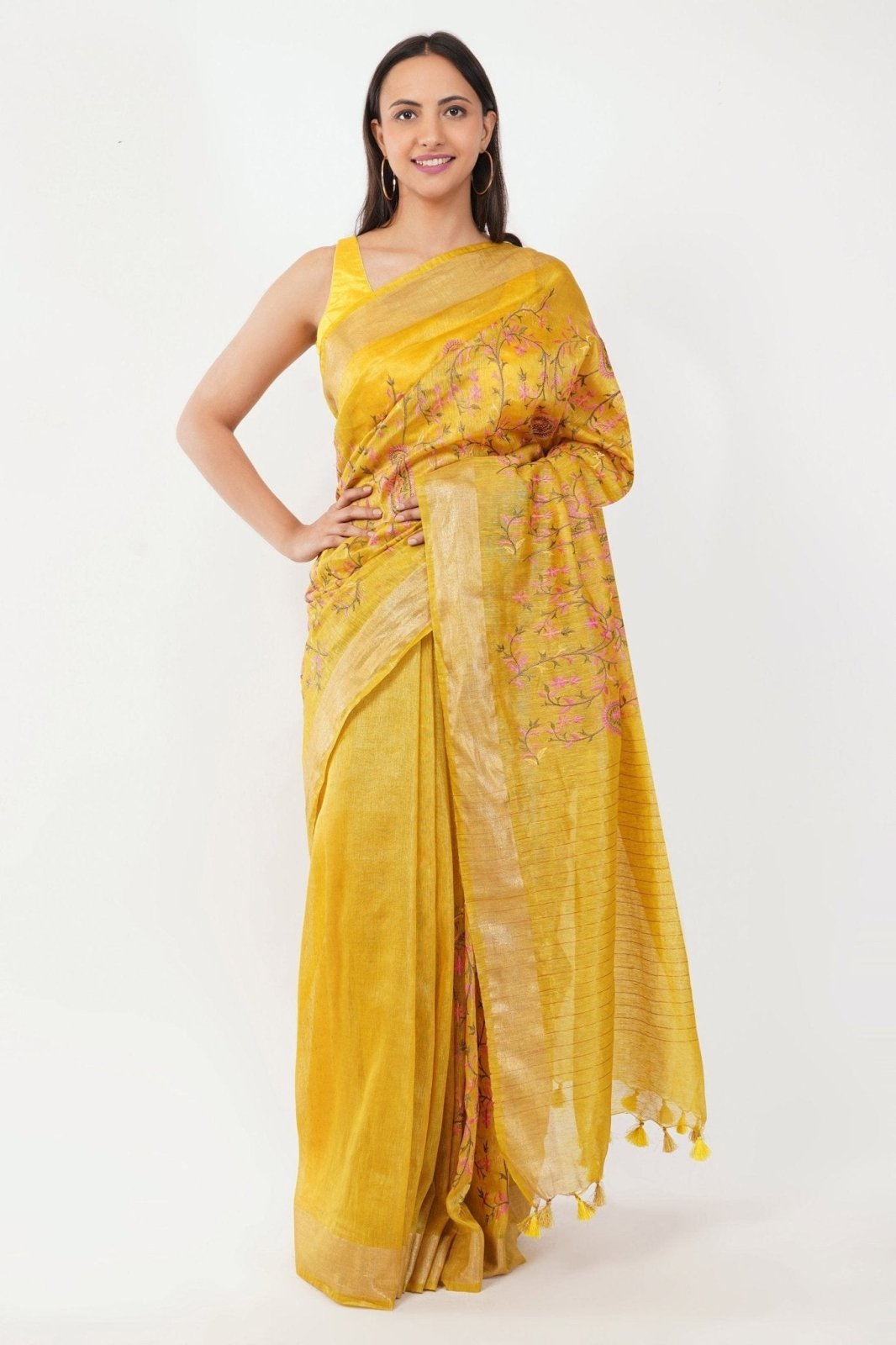 HALDI GLOW | Muga Silk | Indidha Saree