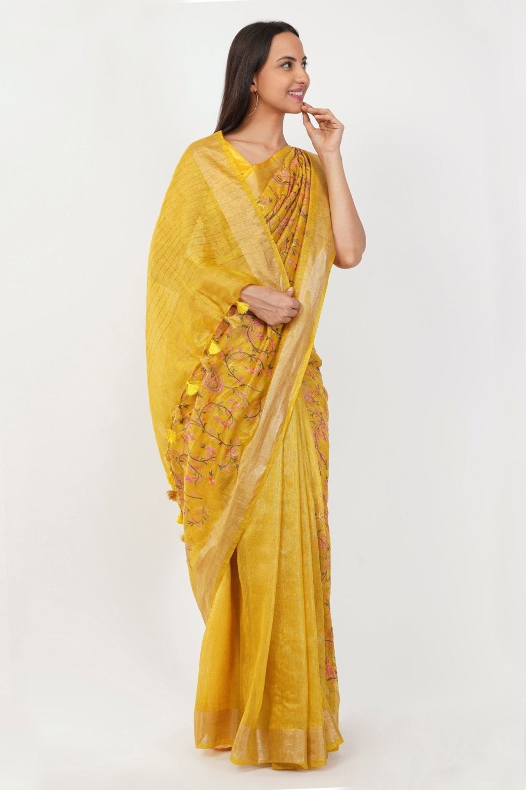 HALDI GLOW | Muga Silk | Indidha Saree