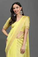 HALDI HAZE | Kota Linen | Indidha Saree