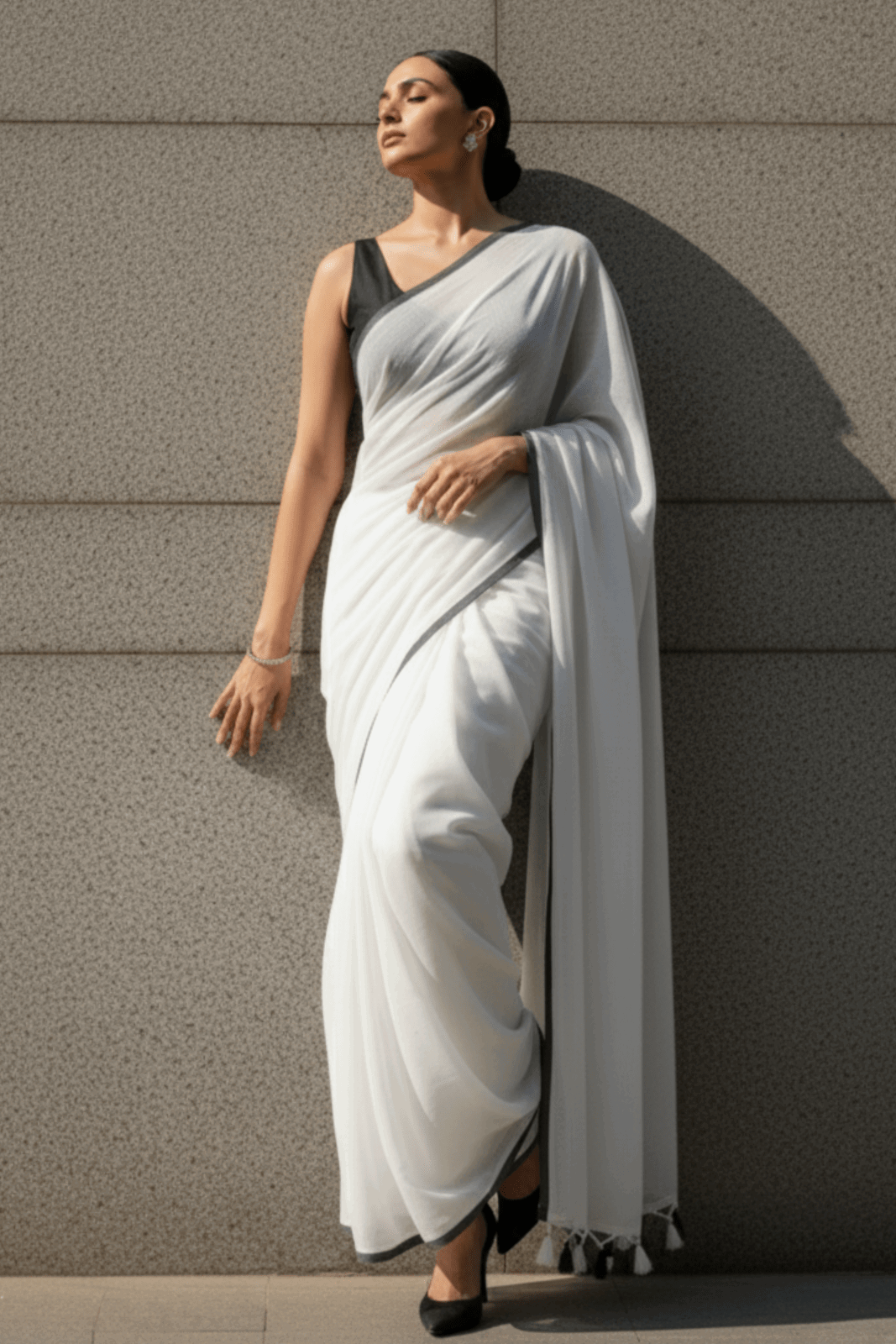 HARMONIC POISE | Mul Cotton | Indidha Saree