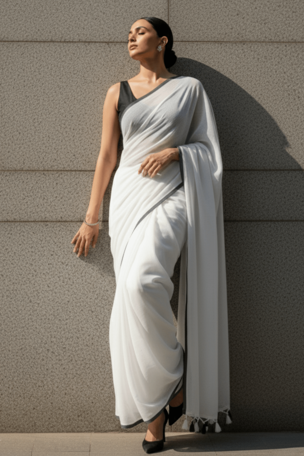 HARMONIC POISE | Mul Cotton | Indidha Saree