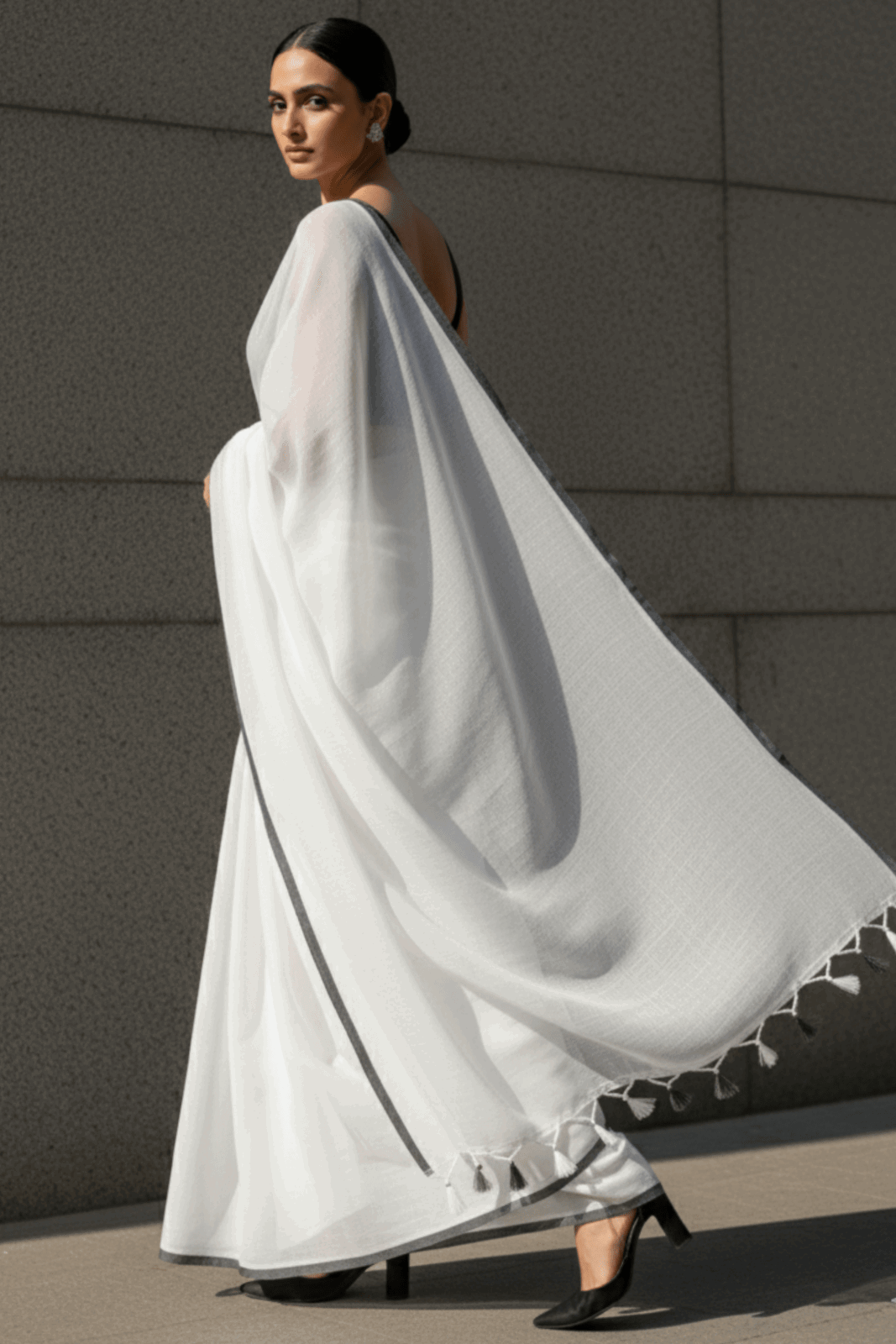 HARMONIC POISE | Mul Cotton | Indidha Saree