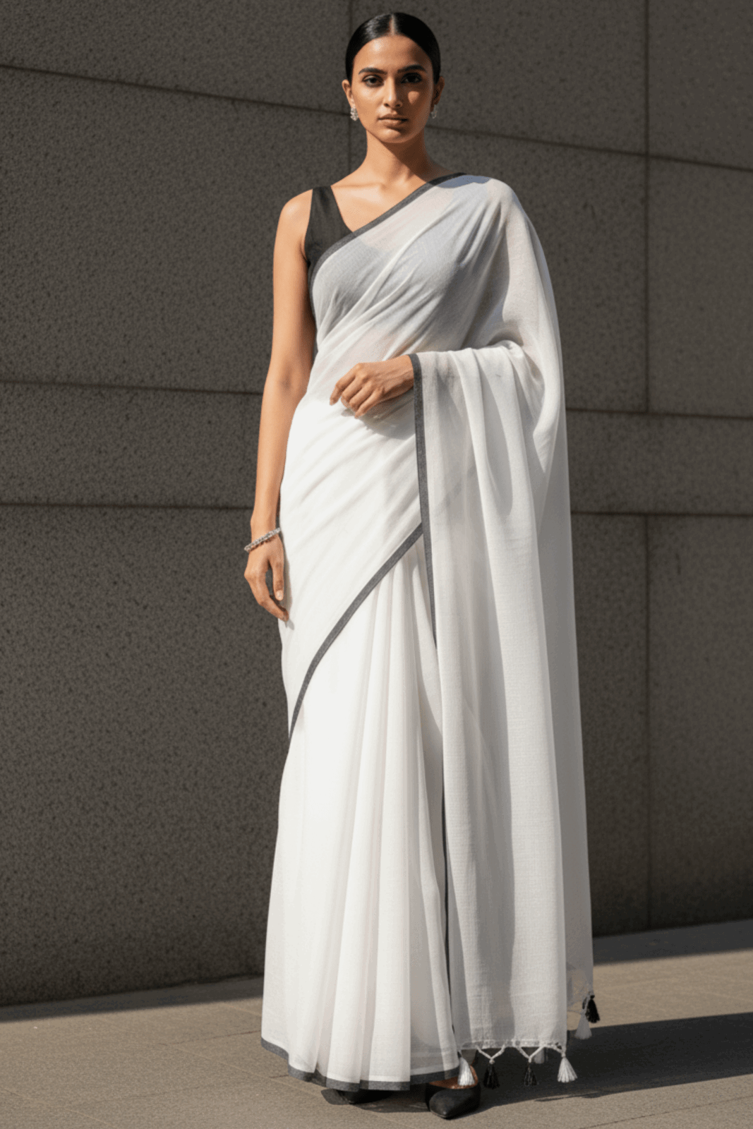 HARMONIC POISE | Mul Cotton | Indidha Saree