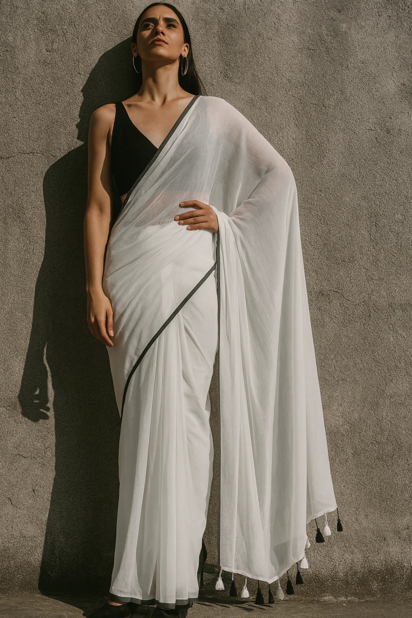 HARMONIC POISE | Mul Cotton | Indidha Saree