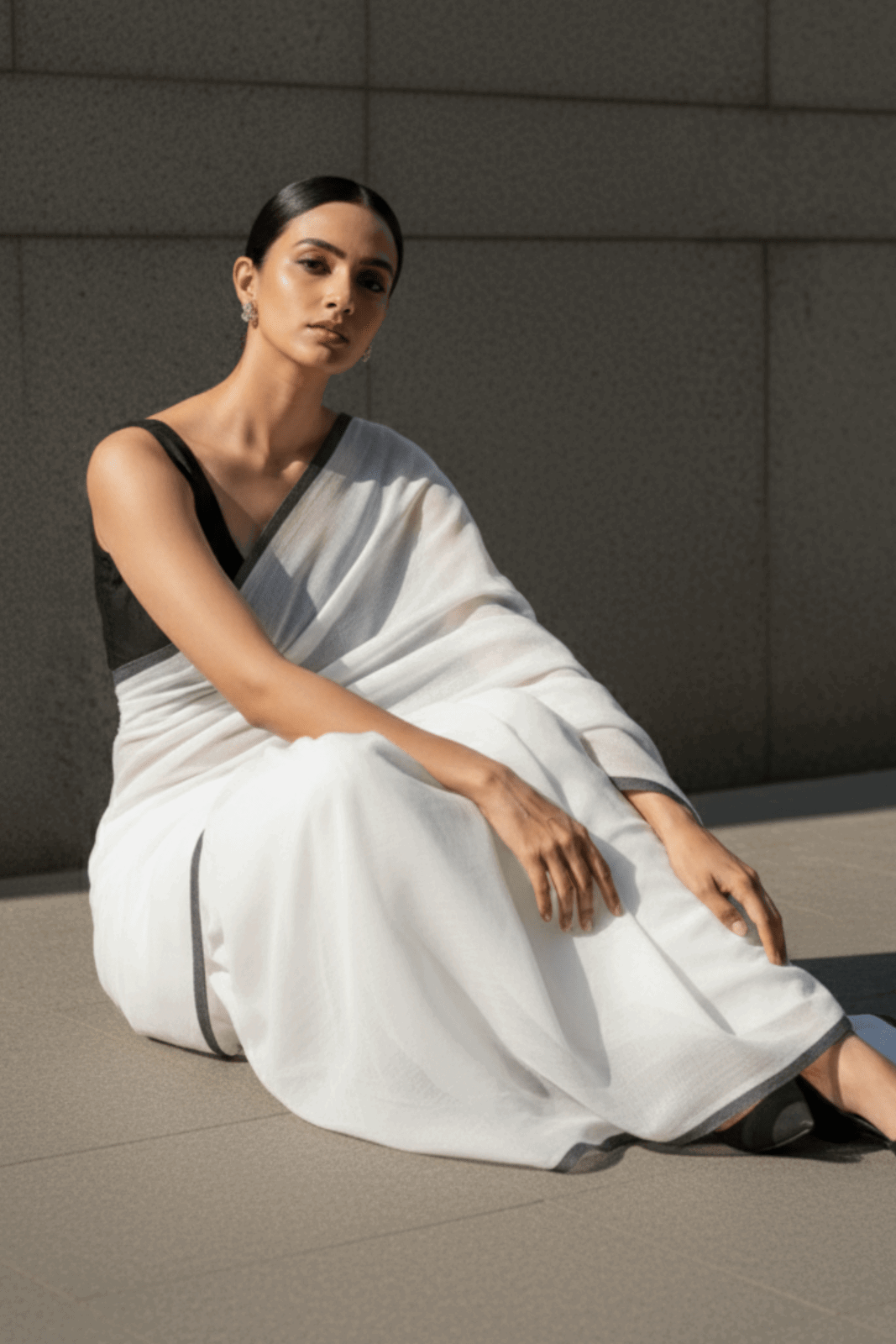 HARMONIC POISE | Mul Cotton | Indidha Saree