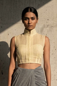 Fossil Cream | Mul Cotton | Blouse Fabric