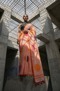 COZY DOTS | Mul Cotton | Indidha Saree