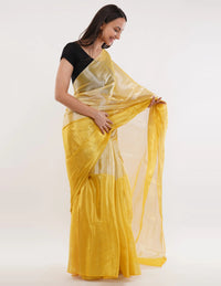 HONEYDEW | Handloom Tissue | Indidha Saree