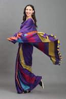 INDIGO CARNIVAL | Pure Cotton | Indidha Saree