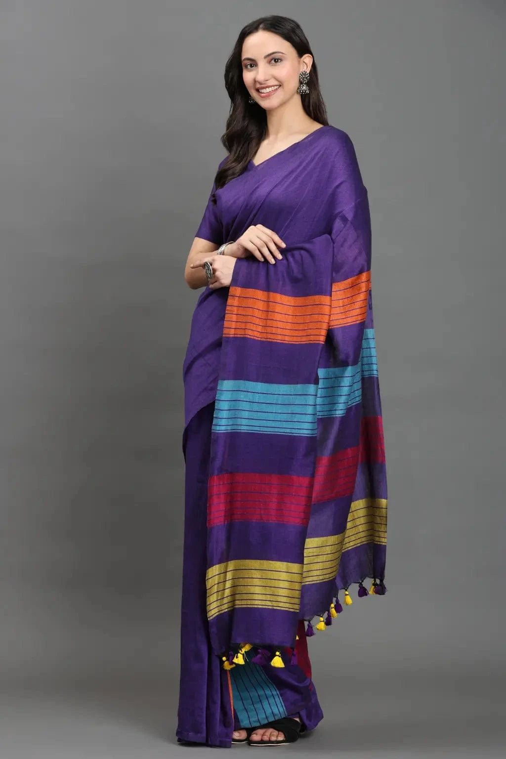 INDIGO CARNIVAL | Pure Cotton | Indidha Saree